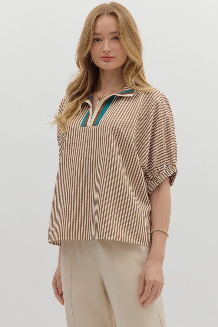 Entro Top Julia Stripe Top