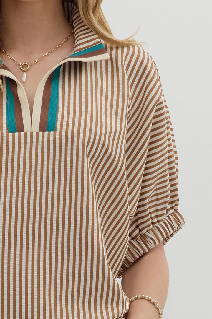 Entro Top Julia Stripe Top