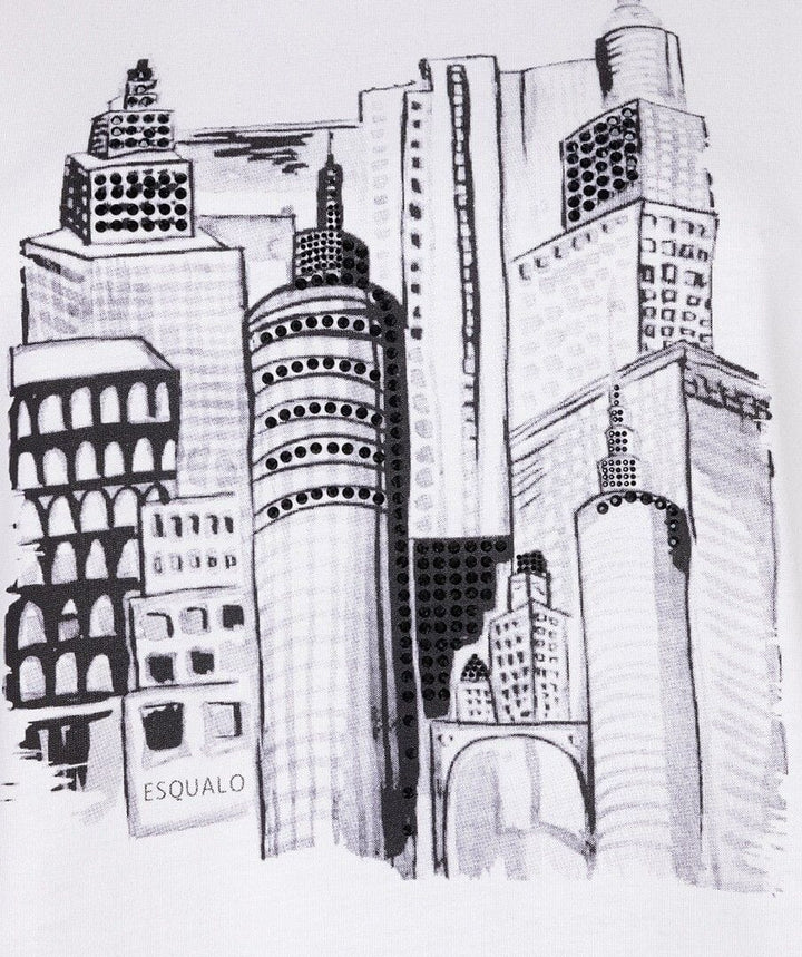 Esqualo Graphic Tee Esqualo Skyline Tee