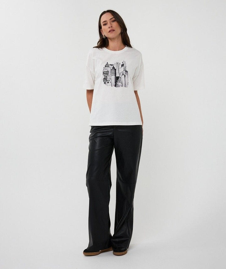 Esqualo Graphic Tee Esqualo Skyline Tee