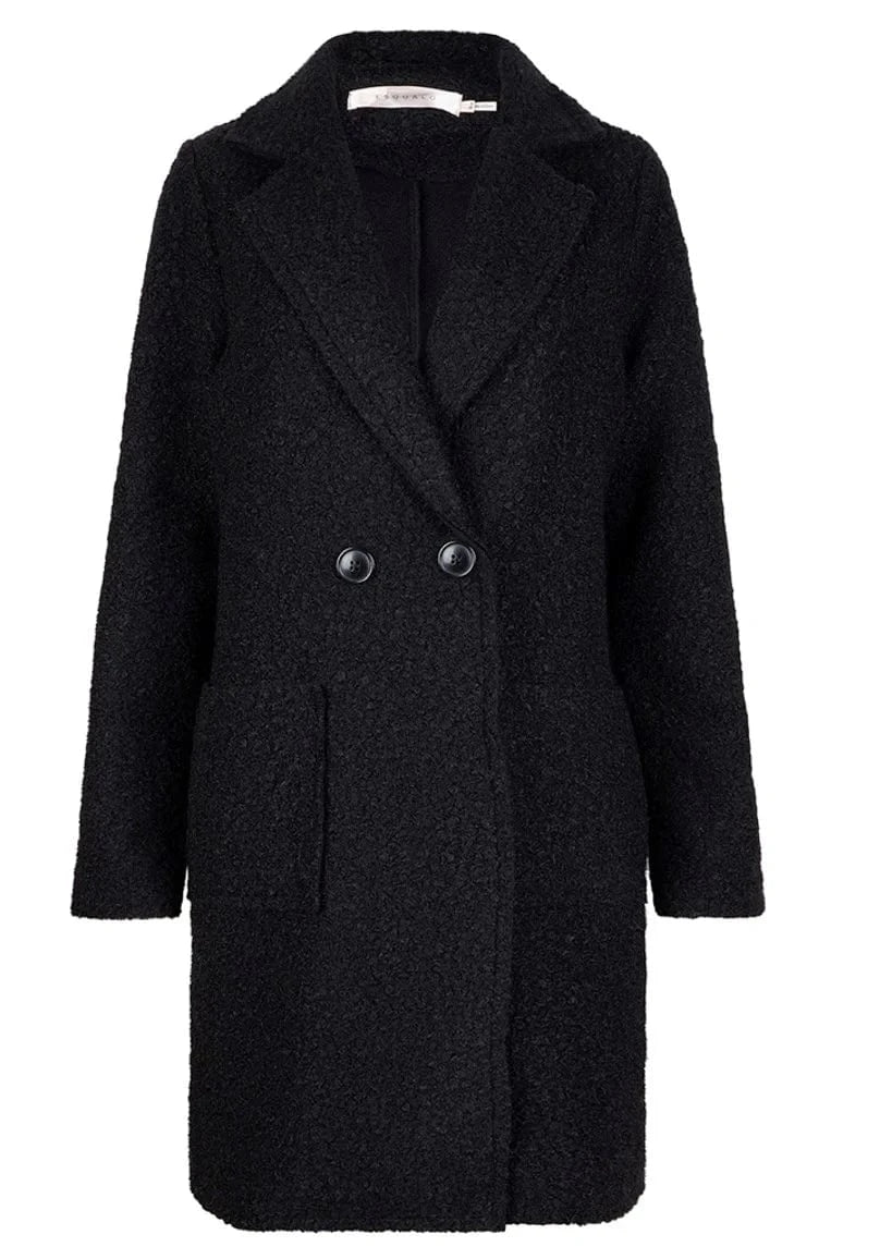 Esqualo Jacket Bloucle Knitted Long Cardigan