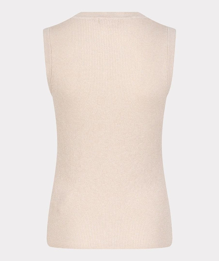 Esqualo Sweater Nora Sleeveless Rib Sweater