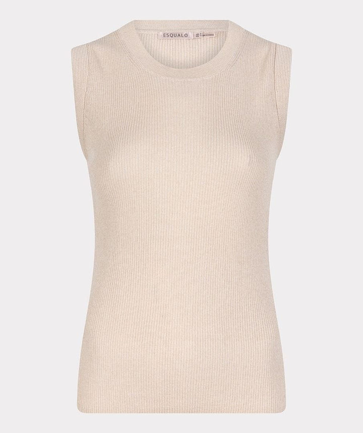 Esqualo Sweater Nora Sleeveless Rib Sweater