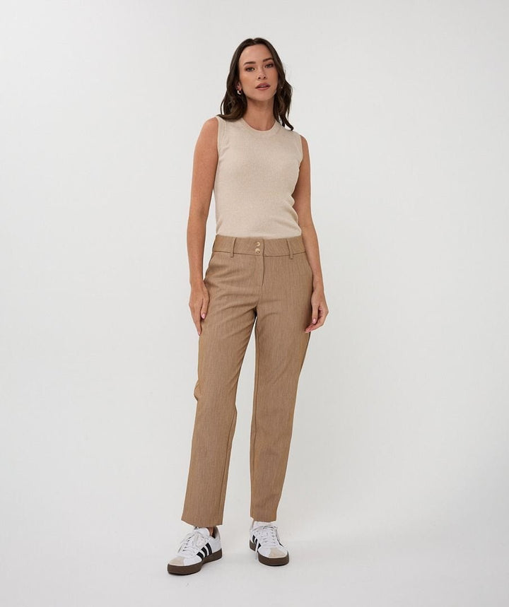 Esqualo Sweater Nora Sleeveless Rib Sweater