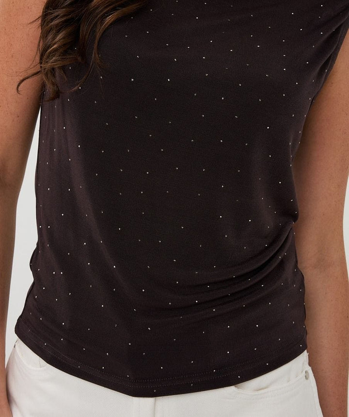 Esqualo Top Strass Top
