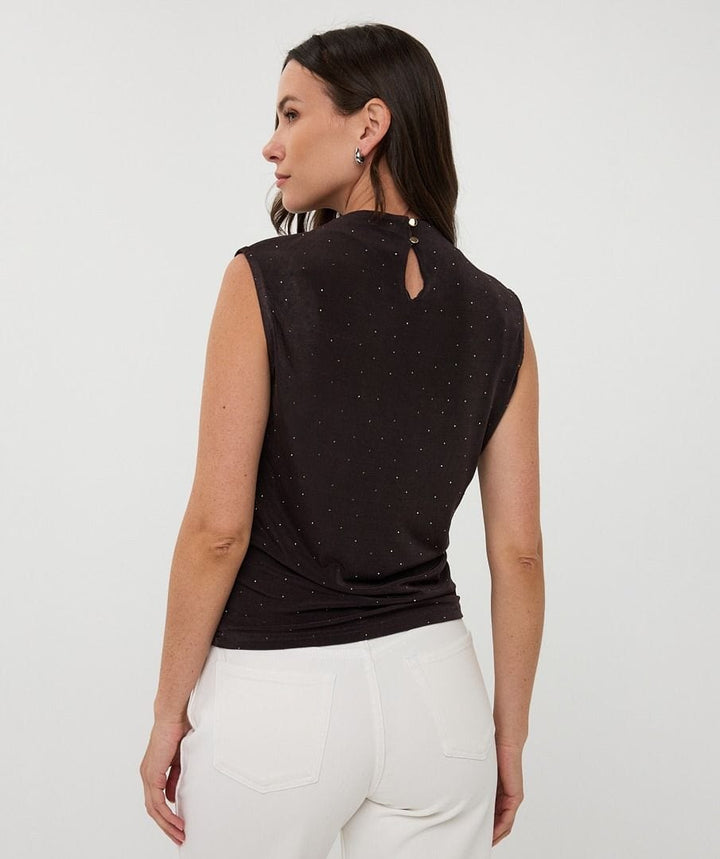 Esqualo Top Strass Top