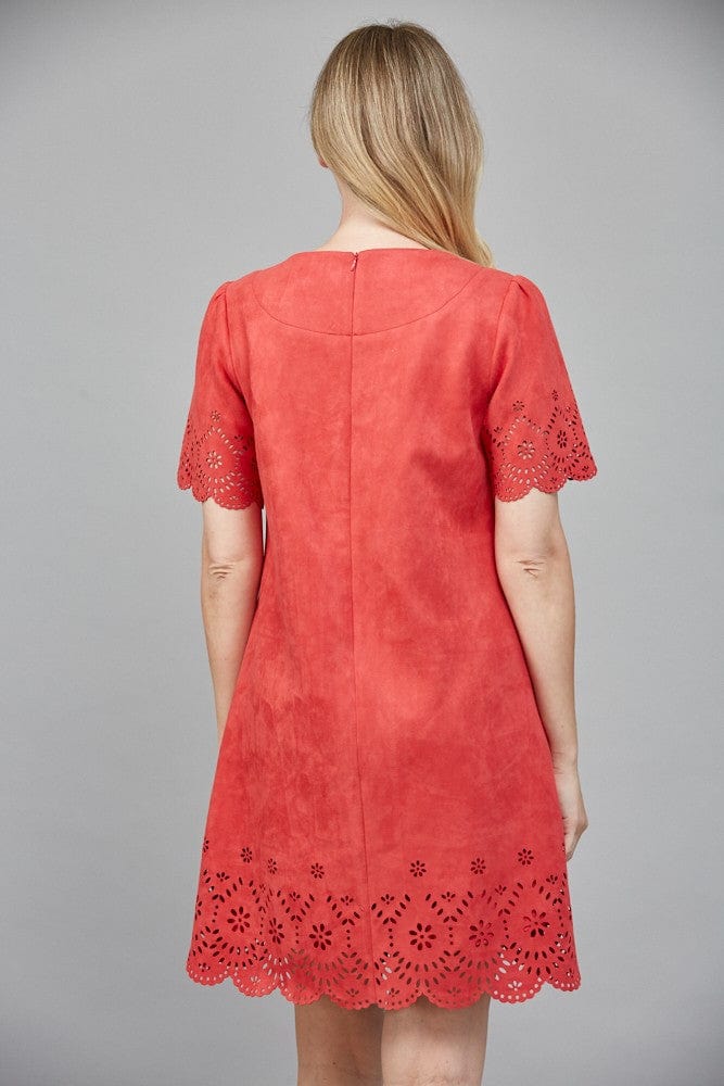 Fate Dress Maria Eyelet Suede Dress