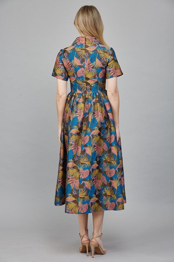 Fate Dress Rylee Jacquard Midi Dress