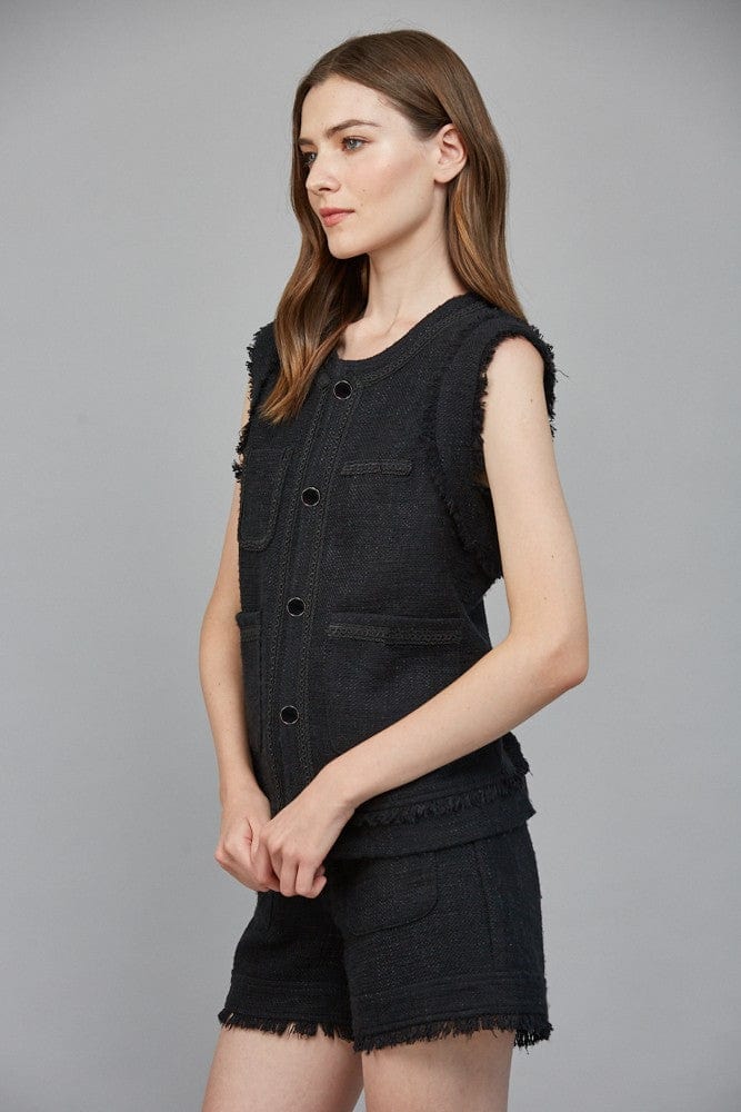 Fate Vest Monroe Tweed Vest