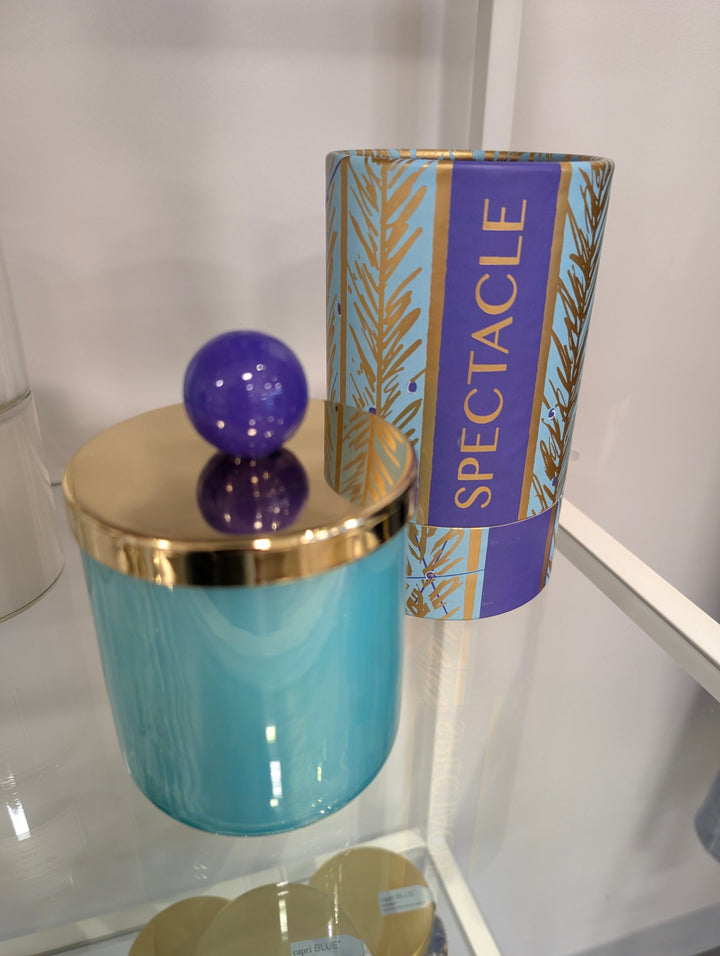 GlitterVille Studios Candles Spectacle - Green / Purple Ball Glitterville Candle Couturier Lidded Scented Candle
