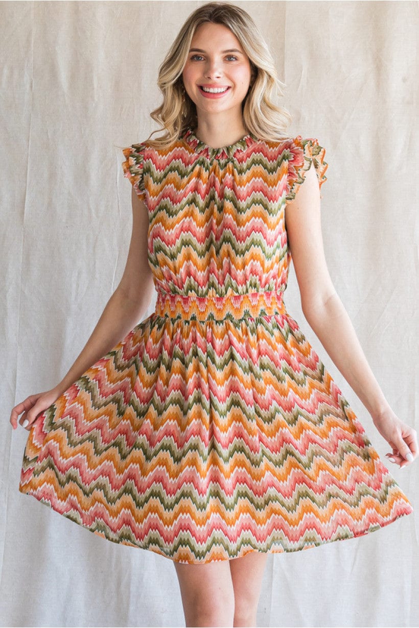 Emiliana Dress – Teal Poppy