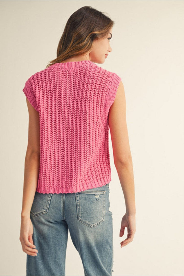 Jodifl Vest Cora Button Down Sweater Vest