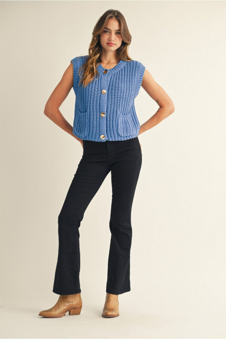 Jodifl Vest Cora Button Down Sweater Vest