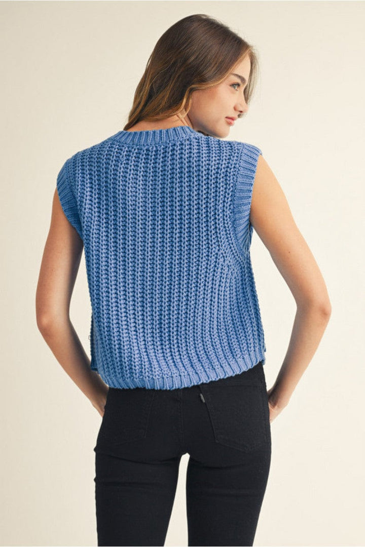 Jodifl Vest Cora Button Down Sweater Vest