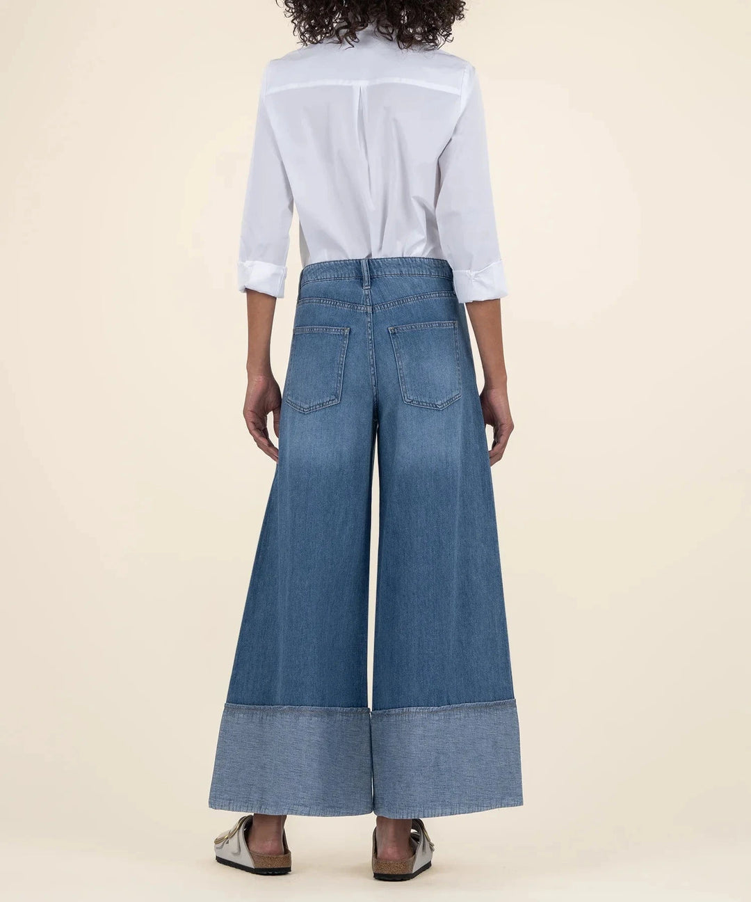 KUT from the Kloth Denim Blake High Rise Crop Wide Leg - KB59301