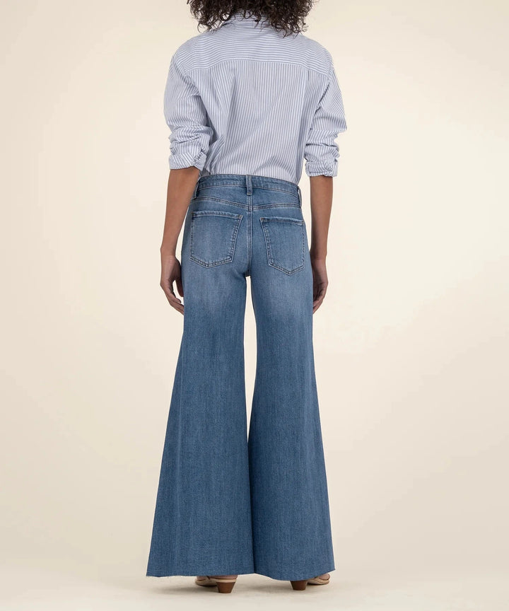 KUT from the Kloth Denim Blake High Rise Super Wide Leg - KP2181MA2