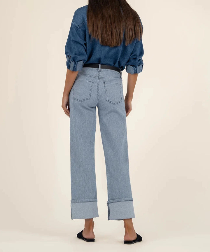 KUT from the Kloth Denim Fay High Rise Straight Leg - KP2198MA1