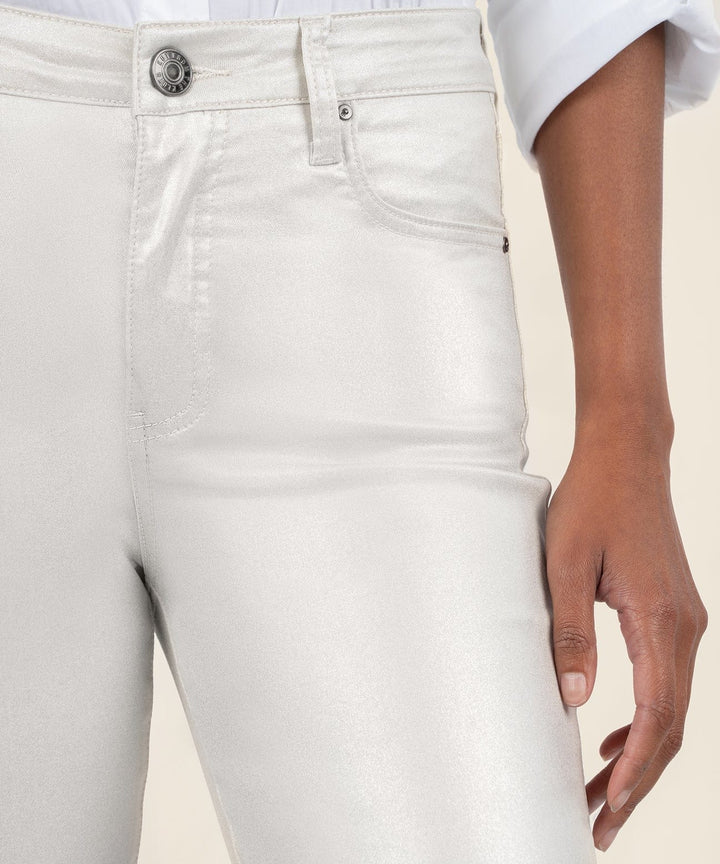 KUT from the Kloth Denim Kelsey Coated High Rise Ankle Flare - KP2107MA1