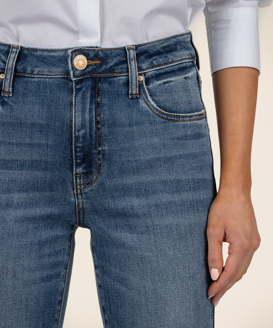 KUT from the Kloth Denim Kelsey High Rise Ankle Flare - KP2104MA2