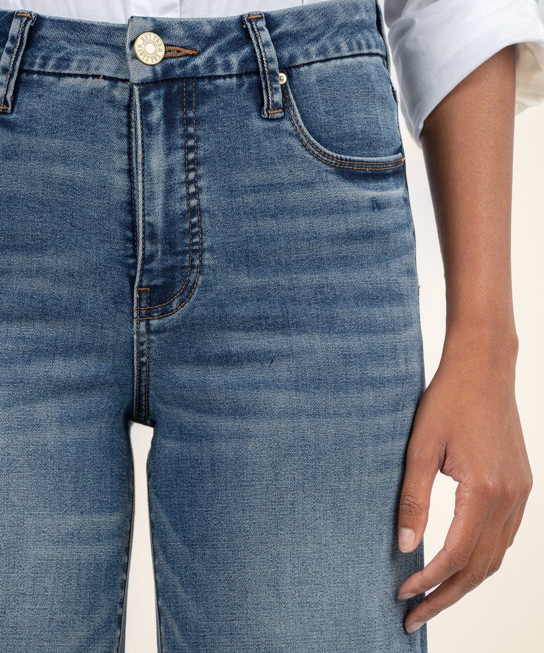 KUT from the Kloth Denim Meg High Rise Wide Leg - KG1516MD9