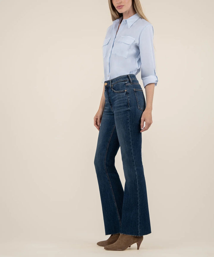 KUT from the Kloth Denim Stella High Rise Flare - KP1611MA5