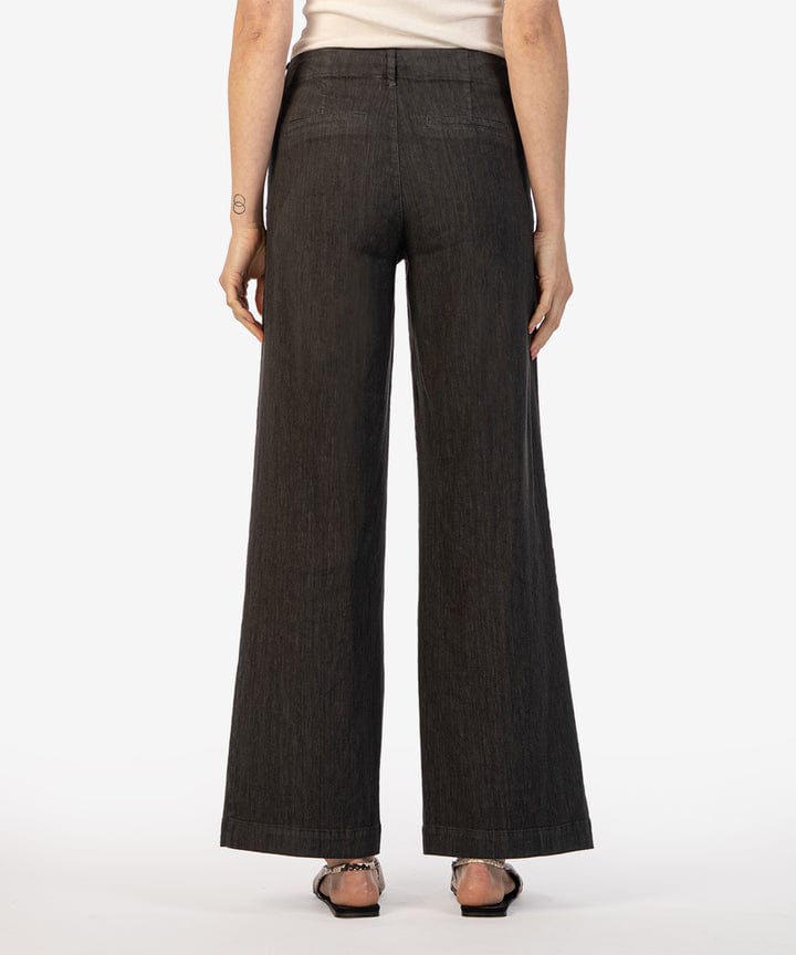KUT from the Kloth Pant Meg Linen High Rise Wide Leg Pants