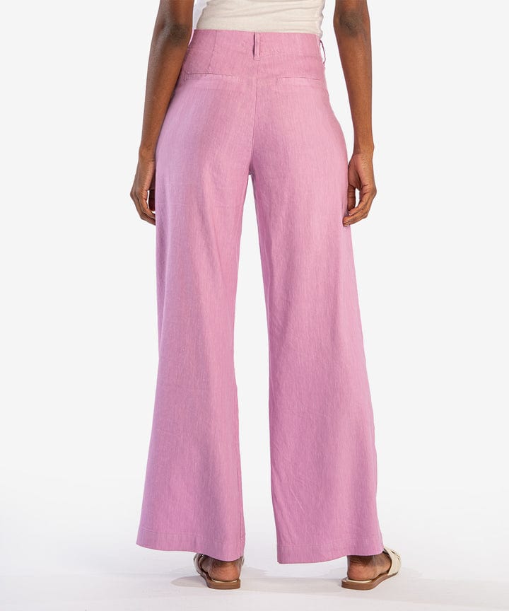 KUT from the Kloth Pant Meg Linen High Rise Wide Leg Pants