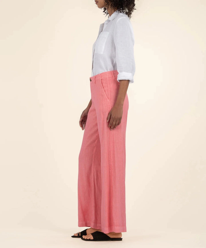 KUT from the Kloth Pants Meg Linen High Rise Wide Leg Pants