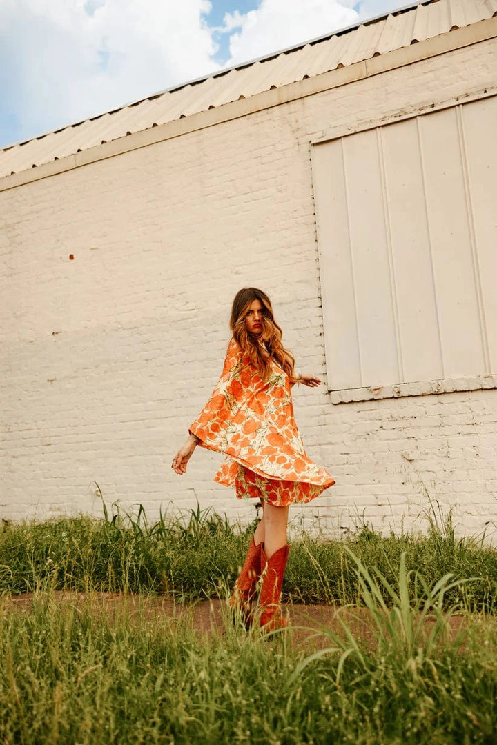 Lady The Brand Dress Lellow Kaftan