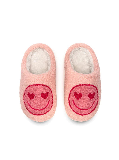 Living Royal Slippers Pink Happy / Little Kid Kids Cozy Slippers