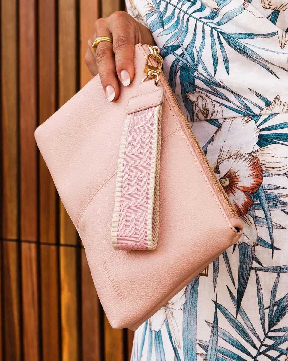 Louenhide Clutch Dusty Pink Mimi Wristlet