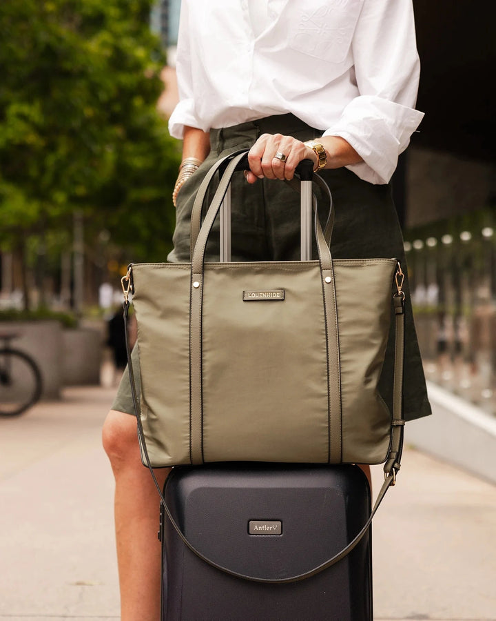 Louenhide Tote Khaki Nora Nylon Travel Tote