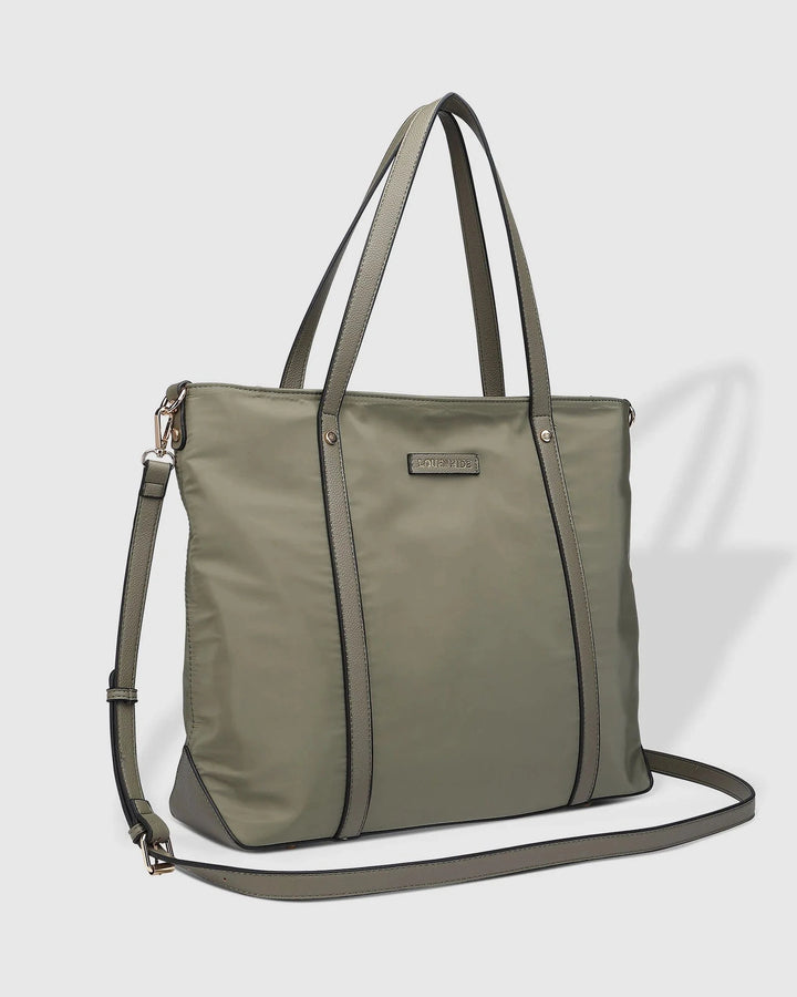 Louenhide Tote Khaki Nora Nylon Travel Tote