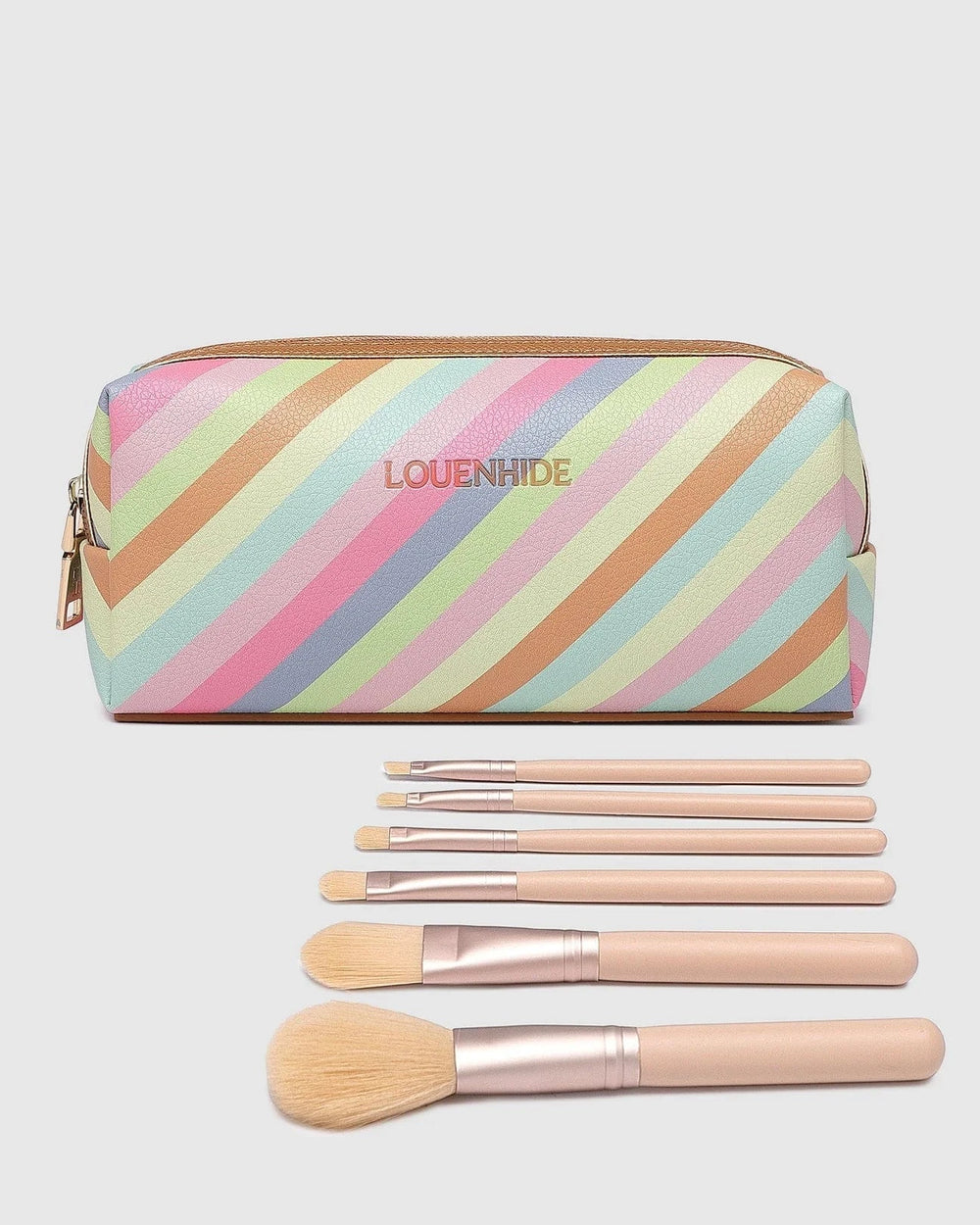 Louenhide Tote Pastel Stripe Brianna Makeup Bag