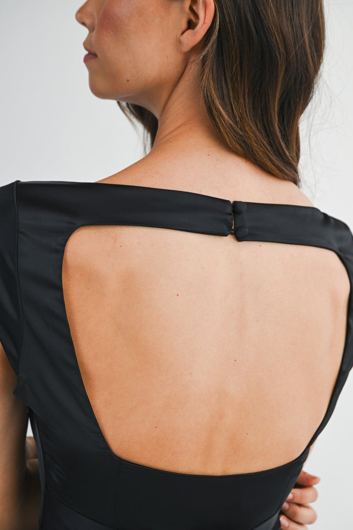 Mable Dress Ellie Satin Midi Dress