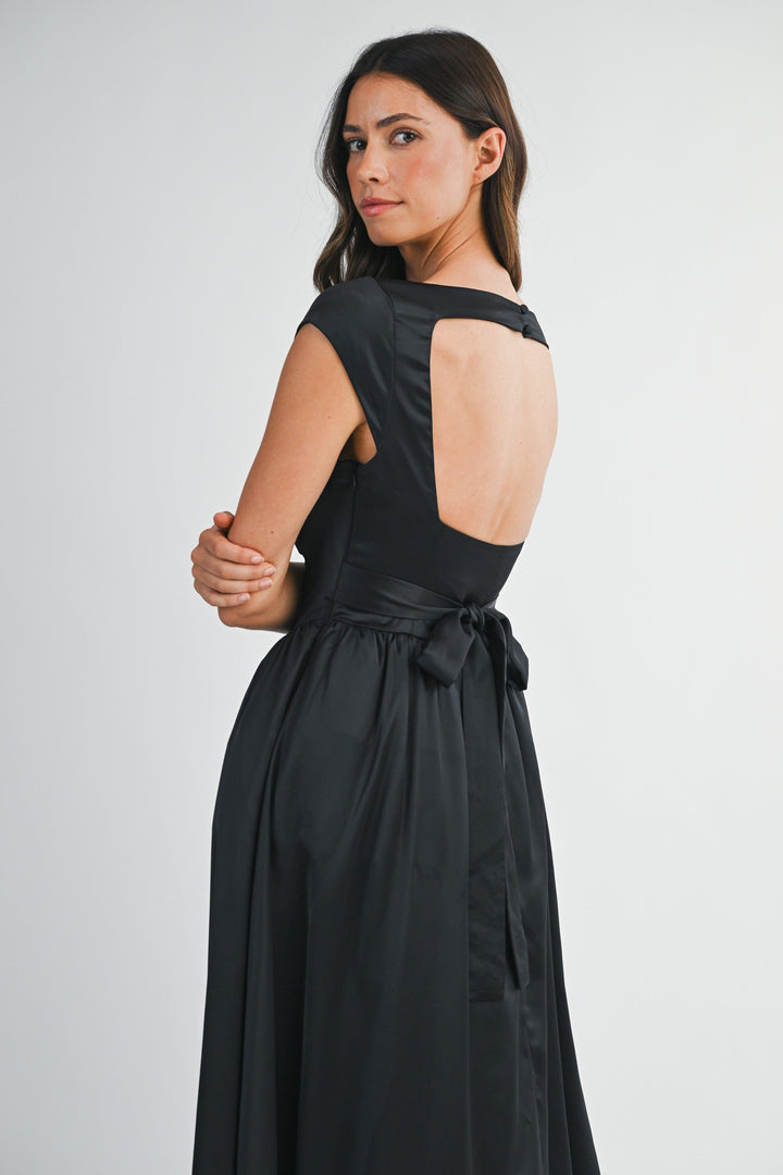 Mable Dress Ellie Satin Midi Dress