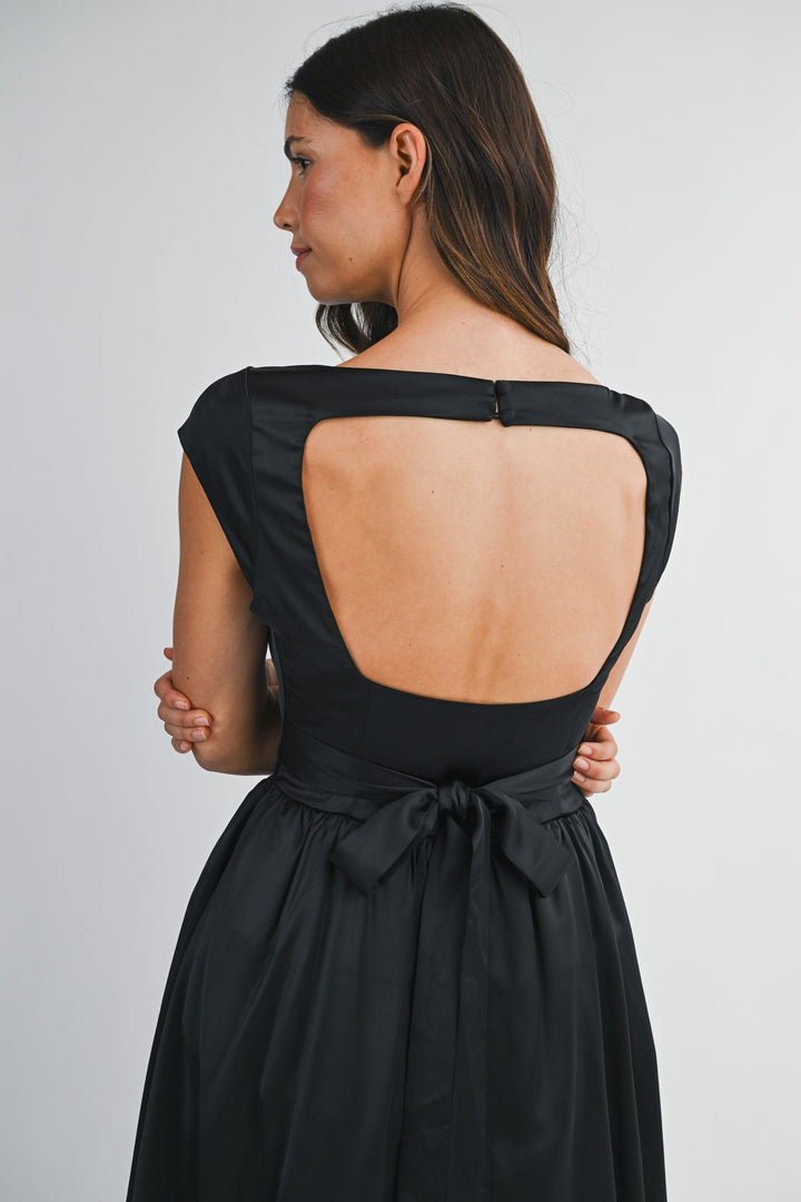 Mable Dress Ellie Satin Midi Dress