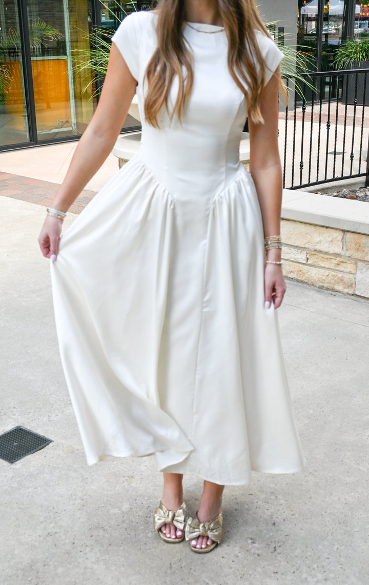 Mable Dress Ellie Satin Midi Dress