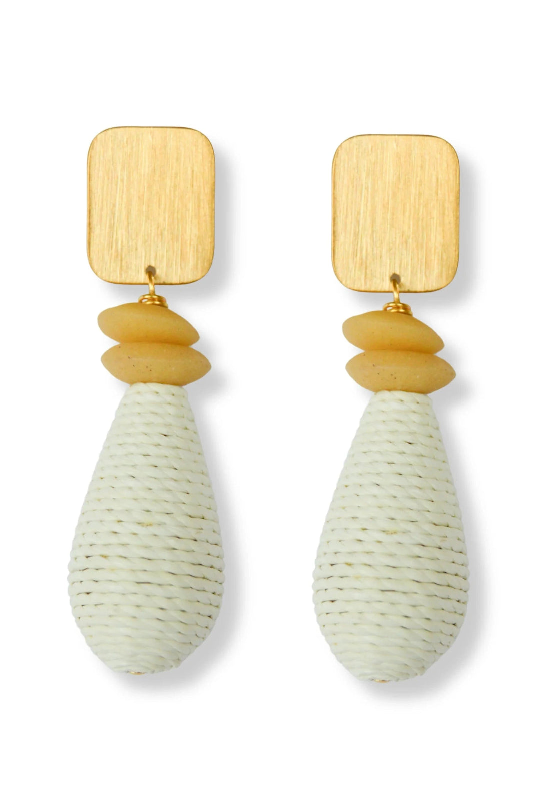 Millie B. Designs Earrings Cream Aimee Earrings