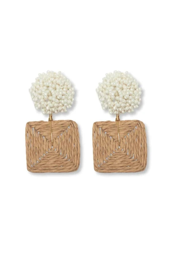 Millie B. Designs Earrings Ivory Sarabeth Earrings