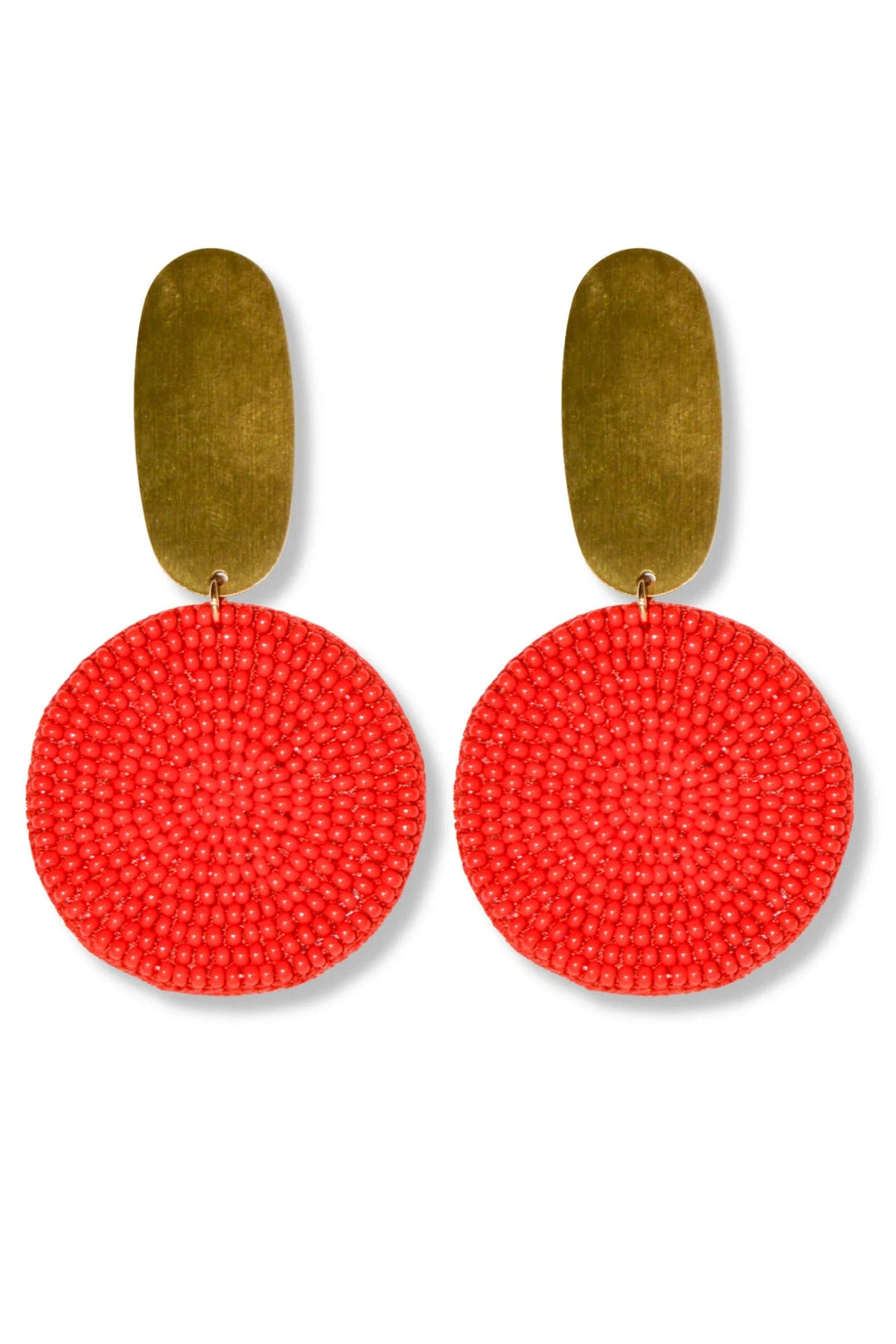 Millie B. Designs Earrings Red Kelly Earrings