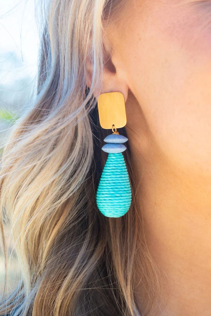 Millie B. Designs Earrings Turquoise Aimee Earrings