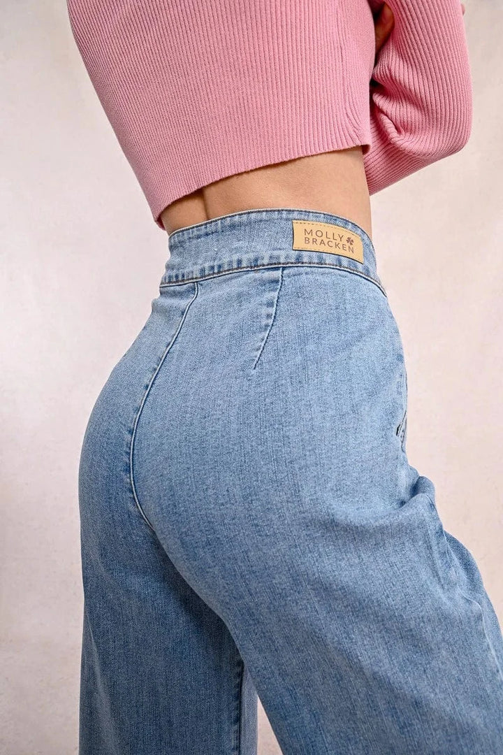 Molly Bracken Denim Mindy Wide Jeans
