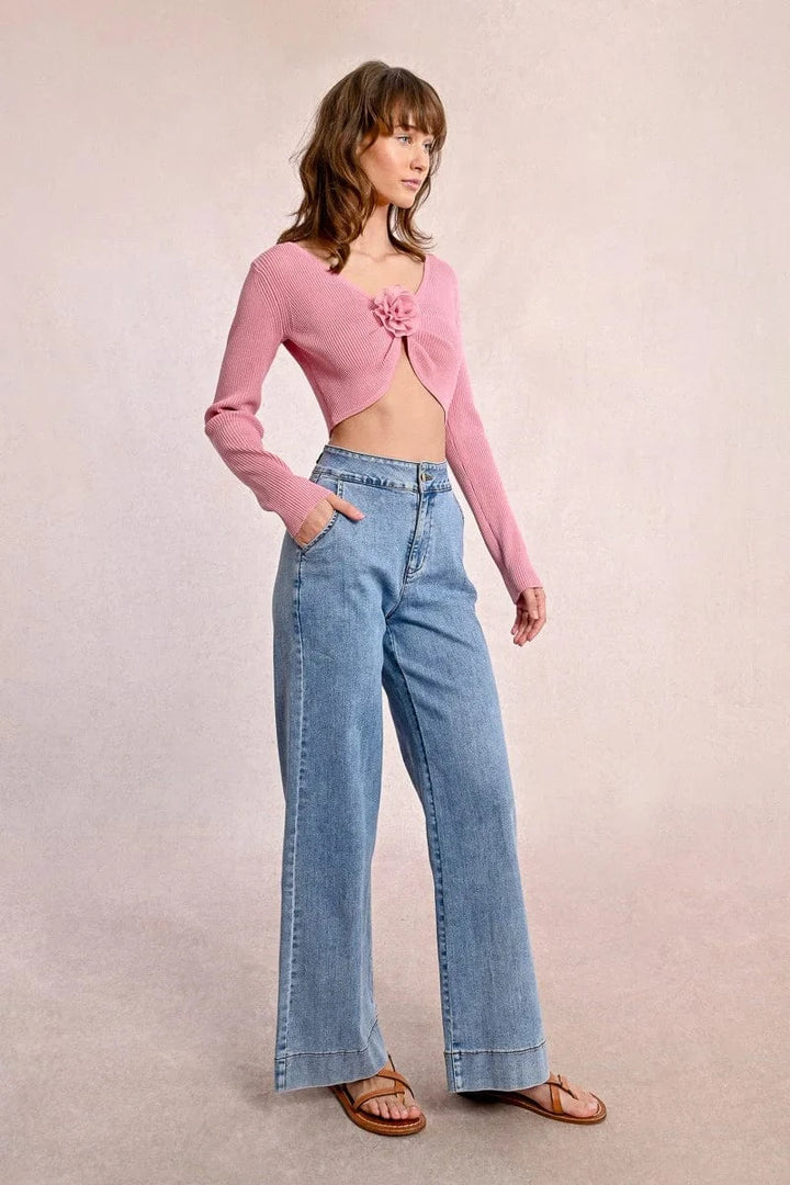 Molly Bracken Denim Mindy Wide Jeans