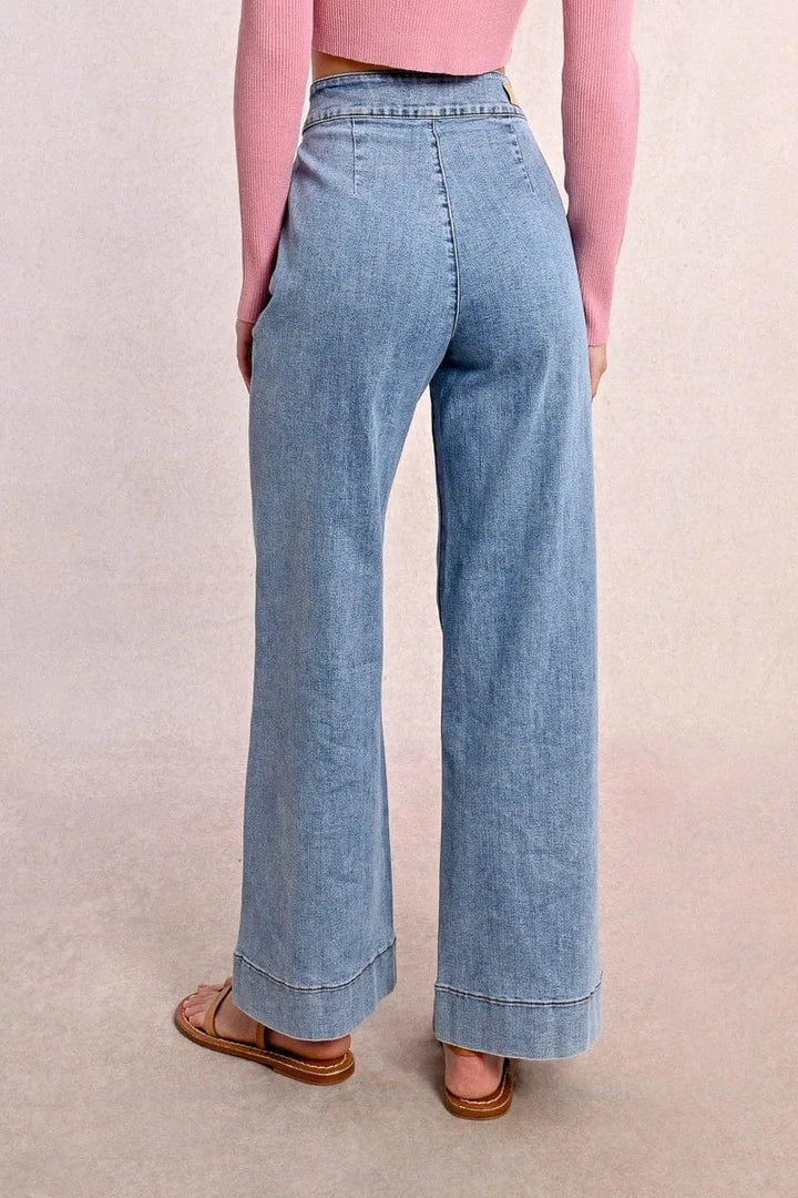 Molly Bracken Denim Mindy Wide Jeans