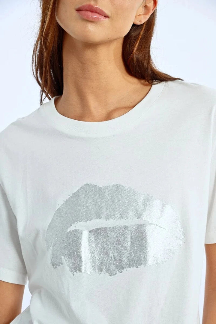 Molly Bracken Graphic Tee Off White / S Mouth Tee