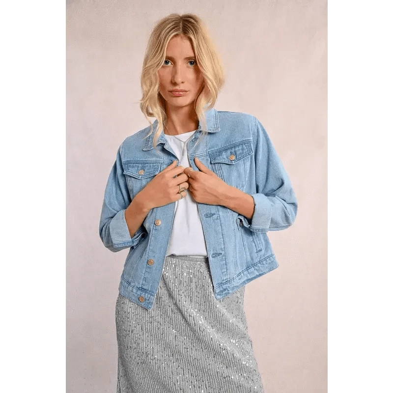 Molly Bracken Jacket Light Blue / XS Officer Denim Jacket