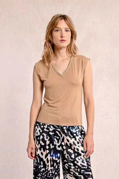 Molly Bracken Tee Camel / XS Vera Tee