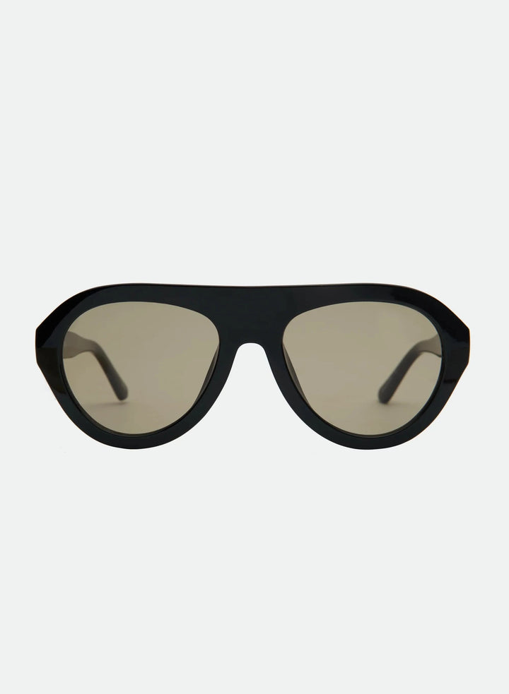 Otra Eyewear Sunglasses Black / Green Maddy Sunglasses