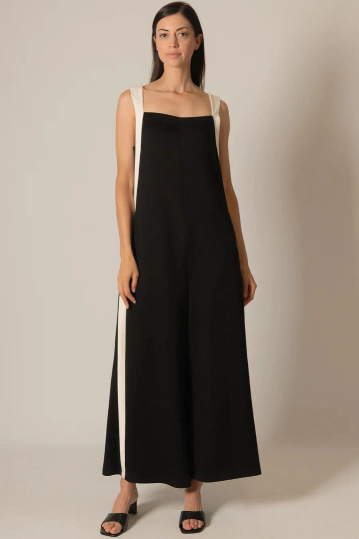 P Cill Jumpsuit Black / XS Adelaide Contrast Stripe Jumpsuit
